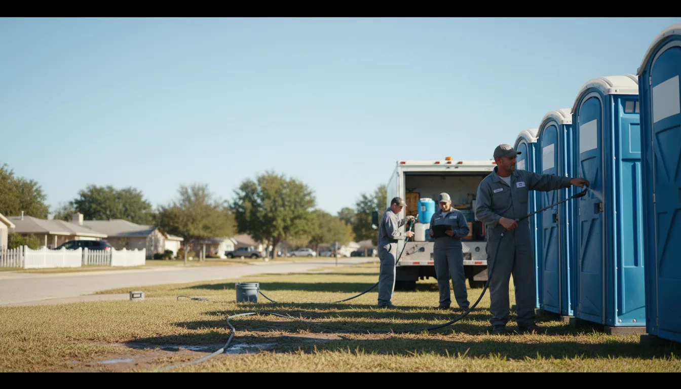 Long-Term Portable Toilet Rental in Stonewall, LA near me